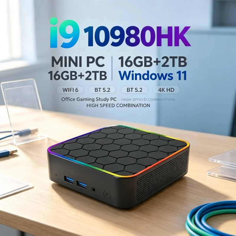 Home Office Windows 11 - Intel Core I9‑10980HK Mini PC Host