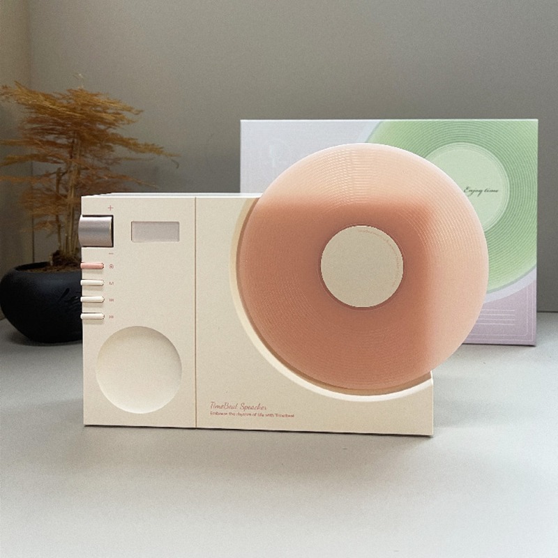 Home Office Amazon - Vintage Record Player Style Bluetooth Speaker,