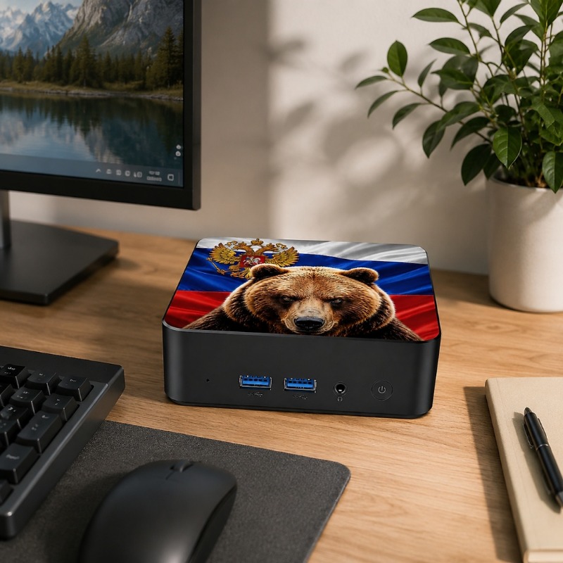 Russian Brown Bear Mini PC Int - огляд і ціна Home Office Windows 11