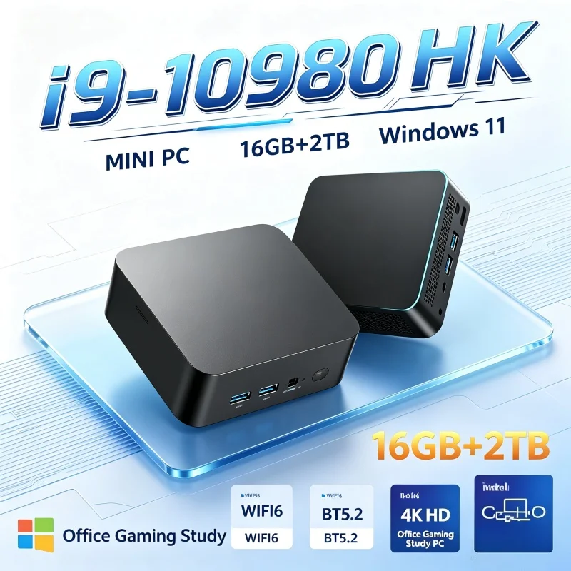 Mini PC Intel Core I9-10980HK  - огляд і ціна Home Office Windows 11