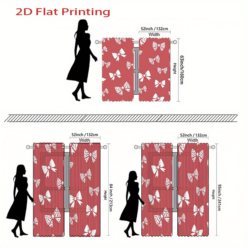 2pcs, 2D Flat Printing Curtain - огляд і ціна Home Office Amazon