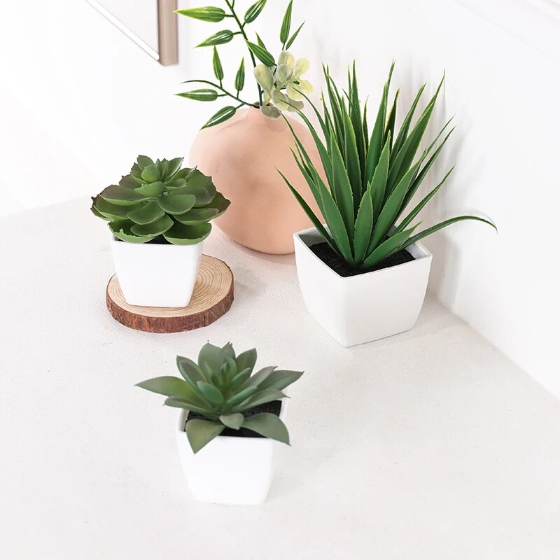 3PCS Artificial Evergreen Plan - огляд і ціна Home Office Word