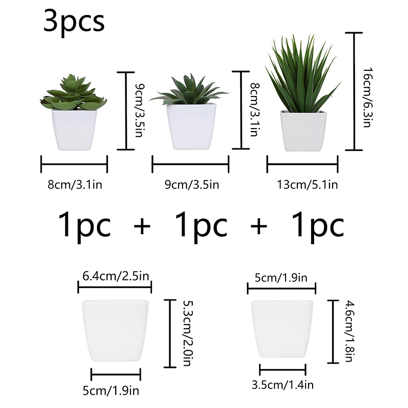 3PCS Artificial Evergreen Plan - огляд і ціна Home Office Word