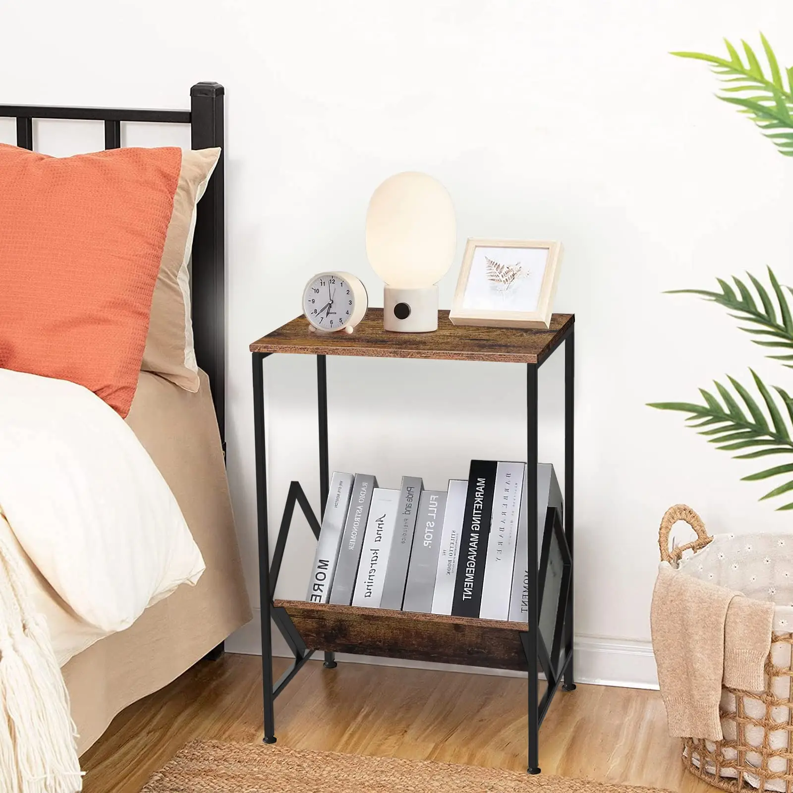 'Table Nightstand Up to 80 Alb - огляд і ціна Home Office Amazon