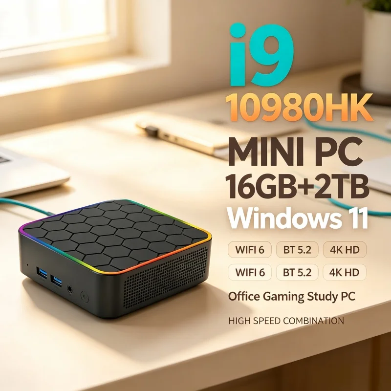 Powerful Mini PC Host Intel I9 - огляд і ціна Home Office Windows 11